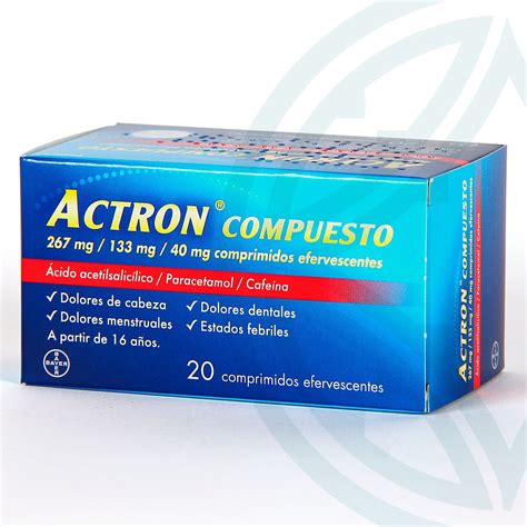 acfron|actron para que sirve.